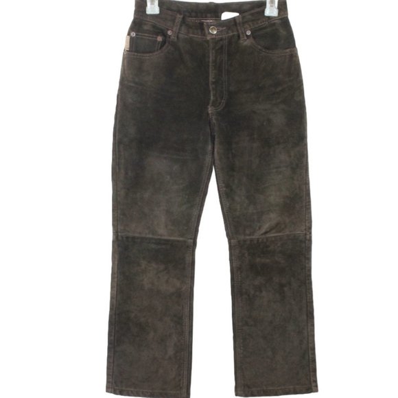 Skotts Suede Denim - Skotts Suede Washable Suede Chocolate Brown Jeans